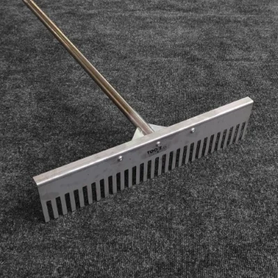 Rastrillo de Acero Inoxidable Pórtatil de 50cm TZY007-P