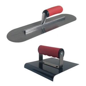 Kit Llana Enlucido Acero Inoxidable Curva + Rodon Acero Azul (2 En 1) <br><br><br><p class="carrosel_style">KIT-B</p>
