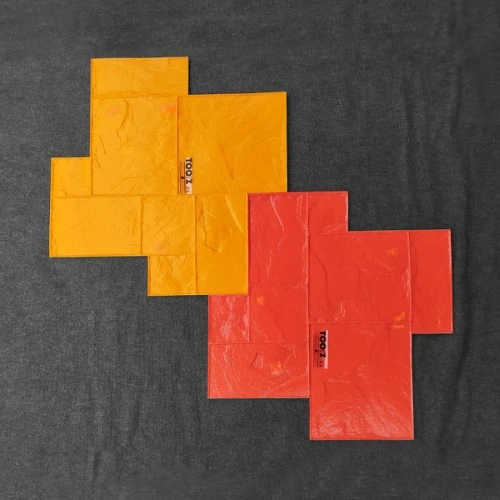 Molde Llay Llay estampado hormigón adoquin piso 90x90cm x3 <br><br><p class="carrosel_style">TZE029X3</p> - Imagen 3